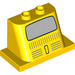 LEGO Gelb Windschutzscheibe 2 x 4 x 3 mit Gitter und Gerundet Fenster (32929)