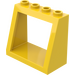 LEGO Jaune Pare-brise 2 x 4 x 3 avec des tenons pleins (2352)