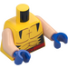 LEGO Yellow Wolverine Minifig Torso (973 / 76382)