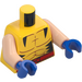 LEGO Yellow Wolverine with Blue Legs and Minifig Torso (973 / 76382)