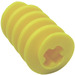 LEGO Yellow Worm Gear + Shape Axle (4716)