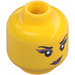 LEGO Amarillo Zoey Minifigura Cabeza (Espiga sólida hueca) (3274 / 102995)