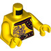 LEGO Yellow Zugu Minifig Torso (973 / 76382)