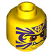 LEGO Yellow Zugu Minifigure Head (Recessed Solid Stud) (3626 / 19296)