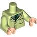 LEGO Yellowish Green Beaker Minifig Torso (973 / 76382)