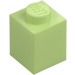 LEGO Yellowish Green Brick 1 x 1 (3005 / 30071)