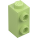 LEGO Verde amarillento Ladrillo 1 x 1 x 1.6 con Dos Espigas laterales (32952)