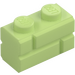 LEGO Verde giallastro Mattoncino 1 x 2 con Embossed Bricks (98283)