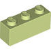 LEGO Yellowish Green Brick 1 x 3 (3622 / 45505)