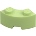 LEGO Yellowish Green Brick 2 x 2 Round Corner with Stud Notch and Reinforced Underside (85080)