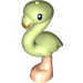 LEGO Vert jaunâtre Flamingo avec Flesh Jambes et Gold Le bec (67918 / 67919)
