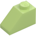 LEGO Yellowish Green Slope 1 x 2 (45°) (3040)