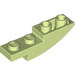 LEGO Gelblich-grün Steigung 1 x 4 Gebogen Invertiert (13547)