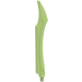 LEGO Yellowish Green Sword with Curved Tip and Axle (11305)