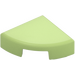 LEGO Yellowish Green Tile 1 x 1 Quarter Circle (25269)