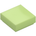 LEGO Yellowish Green Tile 1 x 1 with Groove (3070 / 30039)