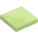 LEGO Yellowish Green Tile 2 x 2 with Groove (3068)