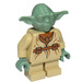 LEGO Yoda z Piaskowa zieleń Skin I Gładki Głowa Minifigurka