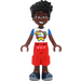 LEGO Zac met Pizza en Gaming Top Minifiguur