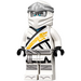 LEGO Zane - Legacy med Flat Sølv Hode Minifigur