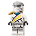 LEGO Zane - Legacy with Shoulder Armor and Flat Silver Head Minifigure