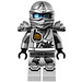 LEGO Zane - Tournament van Elements met Jungle Robe en Schouderpantser (Titanium Ninja) Minifiguur