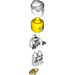 LEGO Zane yellow head (Legacy) with gold armour Minifigure