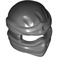 LEGO Black Ninjago Mask with Dark Stone Grey Wraps (19857)