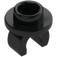 LEGO Black Plate 1 x 1 Round with Clip (5264)