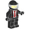 LEGO Crook with Tuxedo and Helmet Minifigure