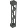 LEGO Dark Gray Support 2 x 2 x 10 Girder Triangular Vertical (Type 1 - Solid Top, 3 Posts) (30517)