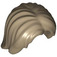 LEGO Dark Tan Shoulder Length Tousled Hair with Center Parting (88283)