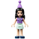 LEGO Emma avec Lavande Dotted Haut et Aqua Jupe avec Party Chapeau Minifigurine