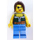 LEGO Female Pirate with Green Corset and Eyepatch Minifigure
