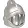 LEGO Metallic Silver Minifig Helmet Castle with Fixed Face Grille (15569 / 59858)