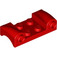 LEGO Red Car Mudguard 2 x 4 with Headlights and Curved Fenders (93590)