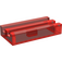 LEGO Transparent Red Tile 1 x 2 with Grille (Undetermined)