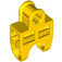 LEGO Yellow Ball Connector with Perpendicular Axleholes and Vents and Side Slots (32174)