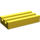LEGO Yellow Tile 1 x 2 with Grille (Undetermined)