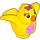 Duplo Bird with Pink Bow and Feathers (33364 / 46565)