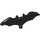 Duplo Zwart Bat-a-Rang met Handgrips Aan Wings (16701)