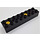 Duplo Black Brick 2 x 8 with screws (31036 / 75733)