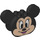 Duplo Black Minnie Head (43805)