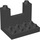 Duplo Black Plate with gun Slit 3 x 4 x 2 (51698)