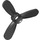 Duplo Black Propeller with 3 Blades (62670)