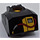 Duplo Black Toolo MyBot Engine Program Brick with Yellow Petrol Pump Pattern (31429)
