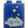 Duplo Blue Brick 1 x 2 x 2 with Soap Bubbles without Bottom Tube (4066)