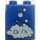 Duplo Blue Brick 1 x 2 x 2 with Soap Bubbles without Bottom Tube (4066 / 41377)