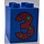 Duplo Blue Brick 2 x 2 x 2 with &quot;3&quot; (31110)