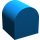 Duplo Blauw Steen 2 x 2 x 2 met Gebogen bovenkant (3664)
